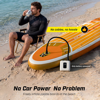 Portable Rechargeable Air Pump 20PSI for SUP Boat Mattress Tent