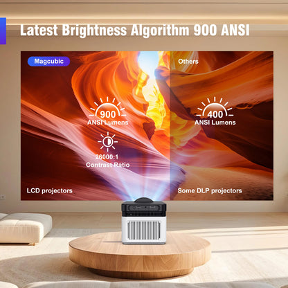 4K Ultra Short Throw Projector with 900ANSI and WiFi6