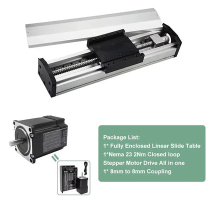 2Nm Ball Screw Linear Actuator 100mm Stroke