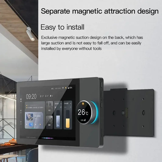 Q10 Smart Home Centre Panel with Knob and ZigBee Gateway
