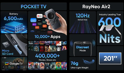 Portable Pocket TV Streaming Box for AR Glasses