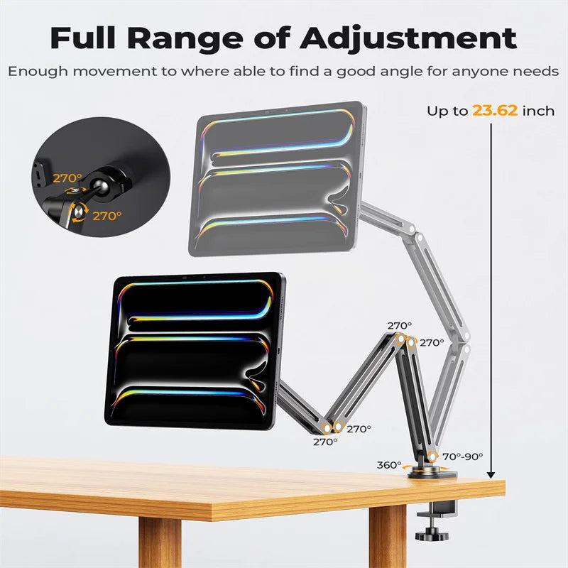 Adjustable Wireless Charging Stand for iPad Air 13in M2