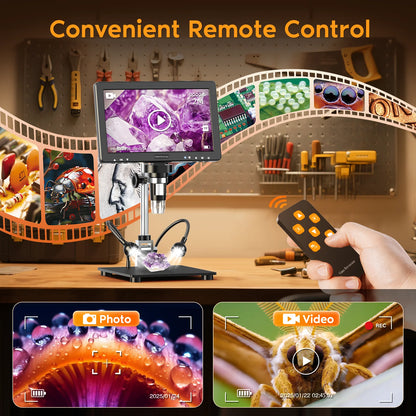 10.1 Inch  LCD Digital Microscope 32GB for Electronics Repair