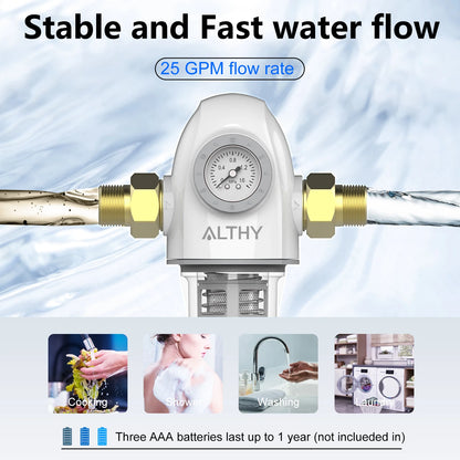 Automatic Backwash Sediment Water Filter for Whole House