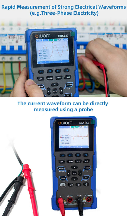 Portable Oscilloscope Multimeter AC/DC Voltage Current Tester