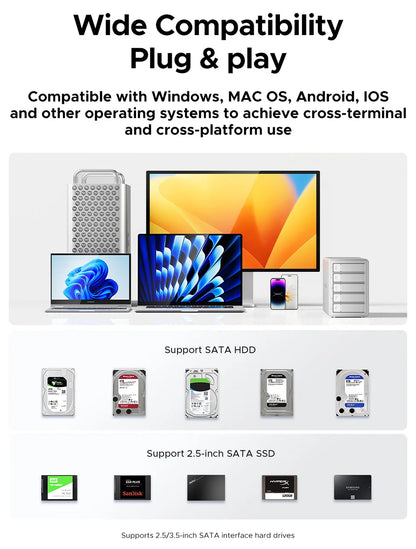 ORICO High Speed 5 Bay External Hard Drive Enclosure