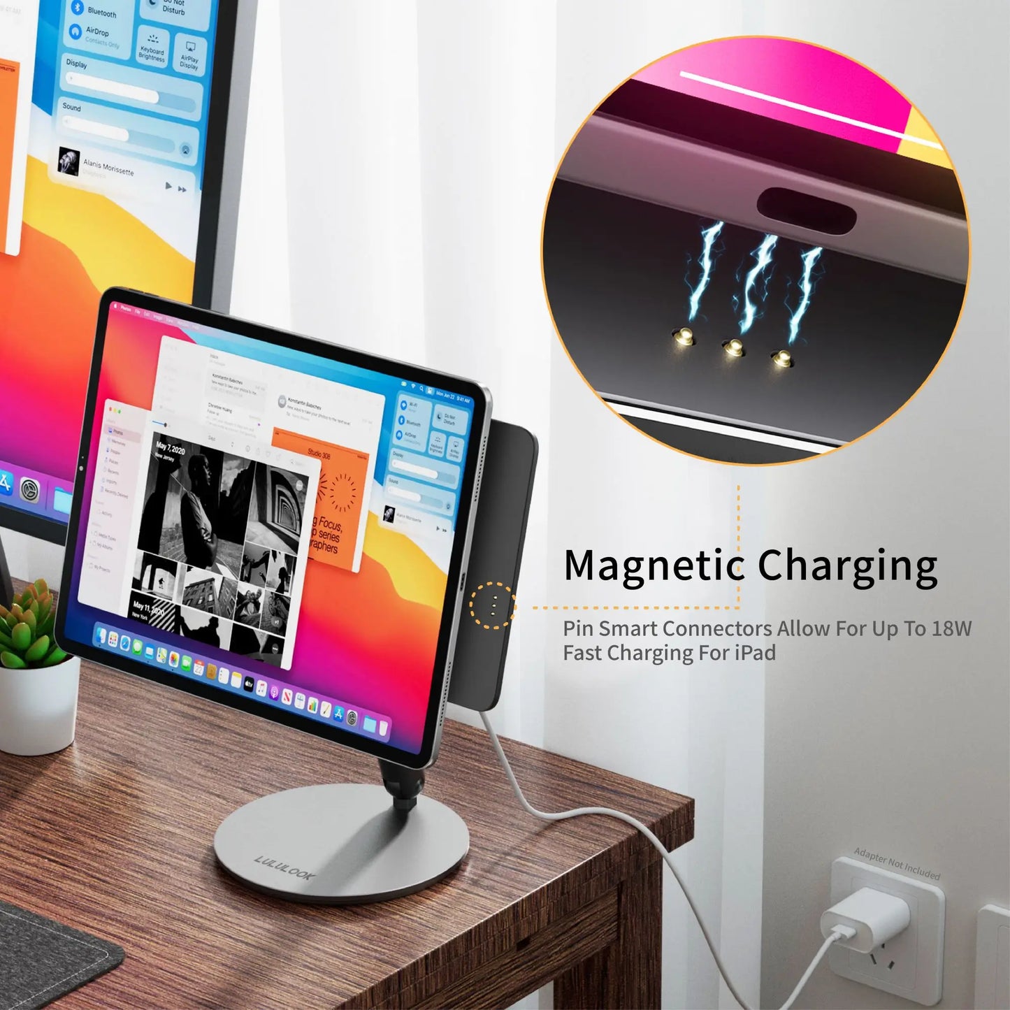 Magnetic Wireless Charging Stand for iPad Pro 11"