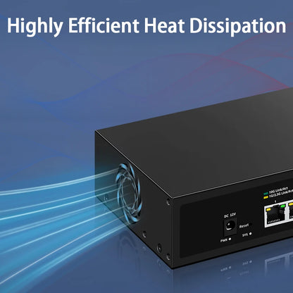 Smart Managed 10G Ethernet Switch 4 Port for Home Labs