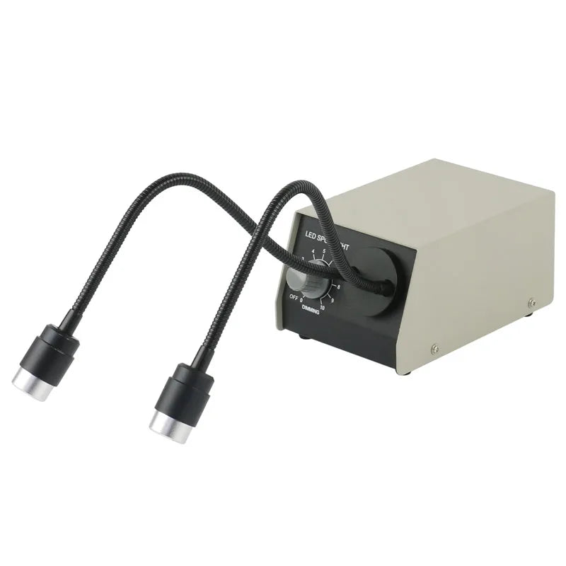 2in1 Microscope LED Gooseneck Light 6500K 6W