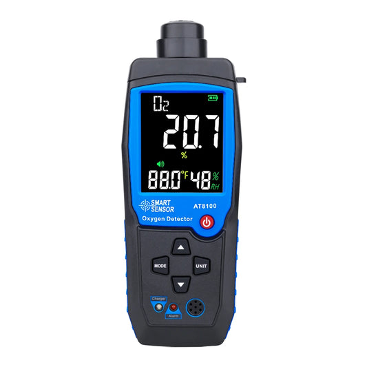 Smart Digital O2 Meter with Sound and Light Alarm System