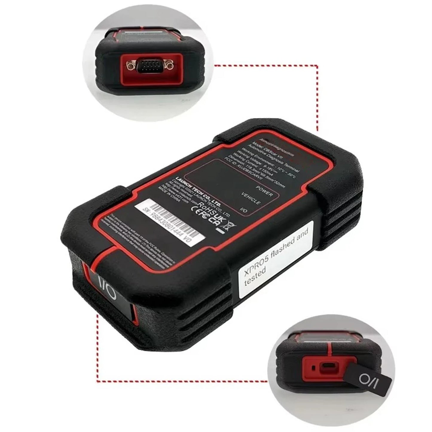 Professional Bluetooth OBD2 Scanner CAN FD Vehicle Diagnostic Tool
