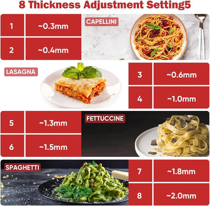 3in1 Metal Pasta Maker Attachment for Stand Mixer
