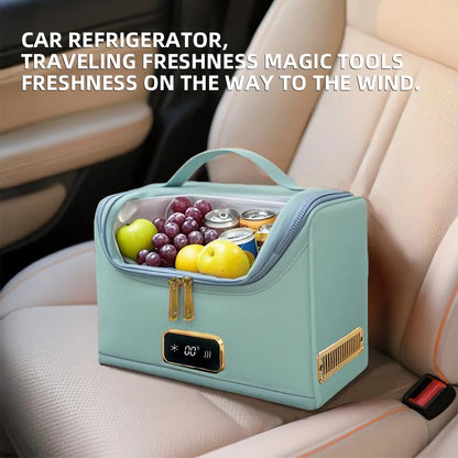 Compact Dual Voltage Fridge Cooler Warmer for Travel and Home