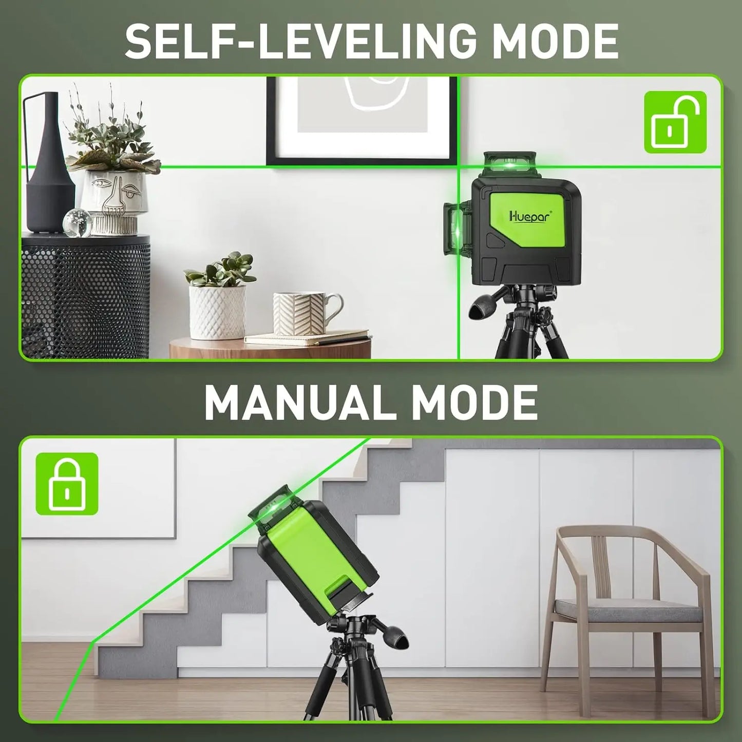 8 Line Self Leveling Laser Level Complete Kit