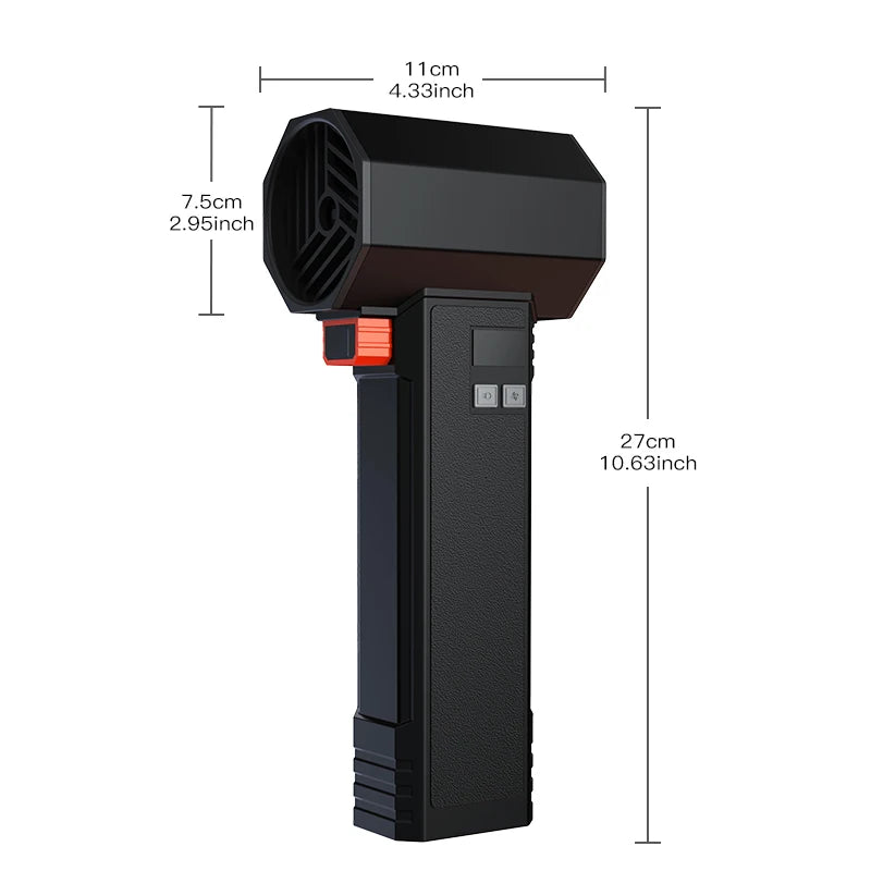 Handheld Car Air Blower 64mm Brushless 1600G Thrust