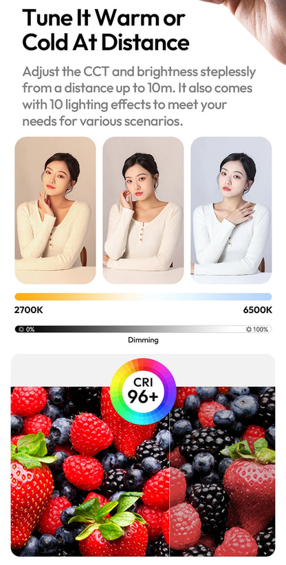 Portable 120W LED Tube Light Bi-Color Photography Light