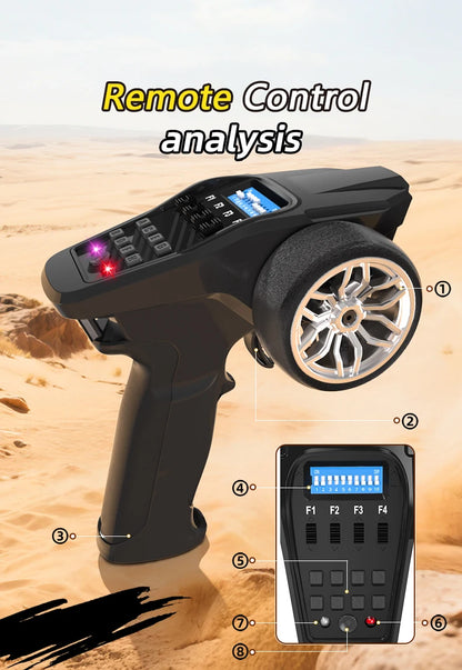 2.4G Remote Control Alloy Off-Road RC Vehicle
