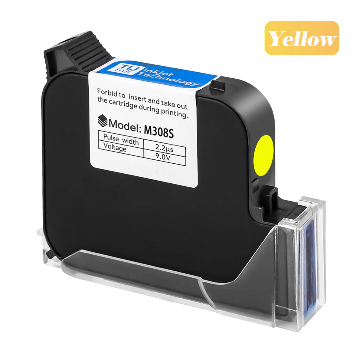 25.4mm TIJ Inkjet Printer Cartridge Fast-Drying Waterproof Ink