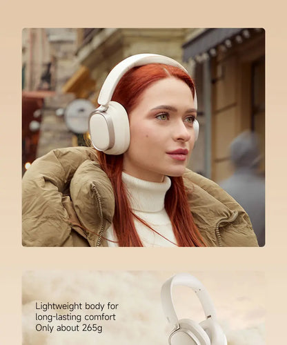 Edifier ES850NB Pink Foldable Bluetooth Multipoint Headphones Noise Cancelling