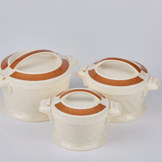Large Capacity Thermal Rice Bucket Set White