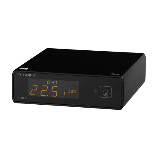 Black E30II LITE High-Resolution DAC with Remote Control