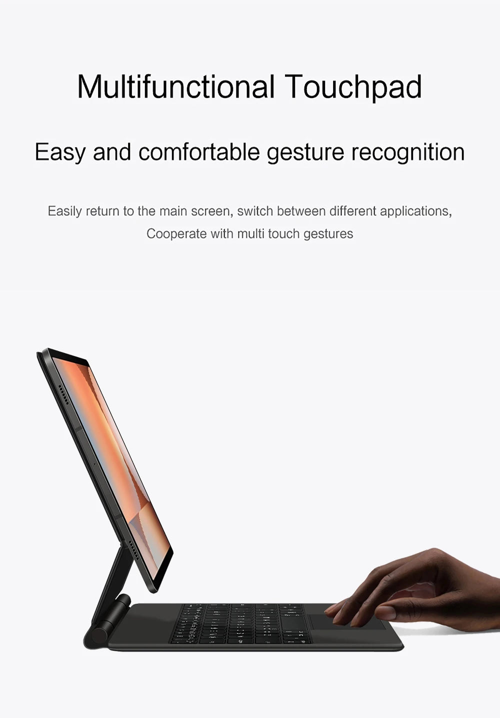 12.4 Inch Magnetic Keyboard Case for Galaxy Tab S7Plus S8Plus