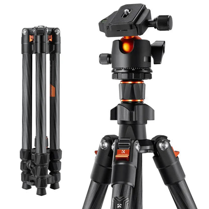 Voyager 64” Carbon Fiber Travel Tripod with 36mm Ball Head