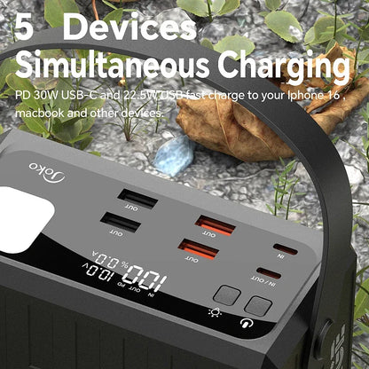 Green 100000mAh Heavy Duty Outdoor Power Bank