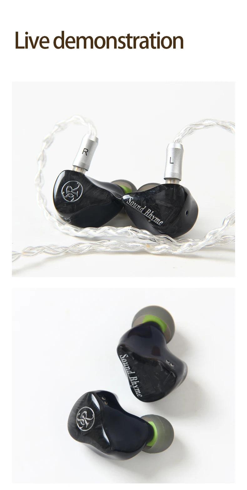 HiFi Hybrid Wired Earphones 5 Driver In-Ear Monitors