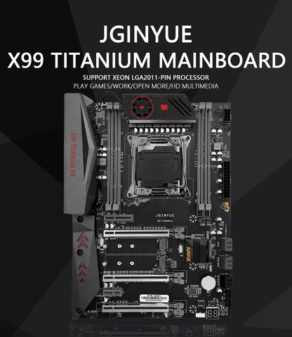 ATX X99 Motherboard LGA2011-3 DDR3 M.2 NVMe USB 3.0