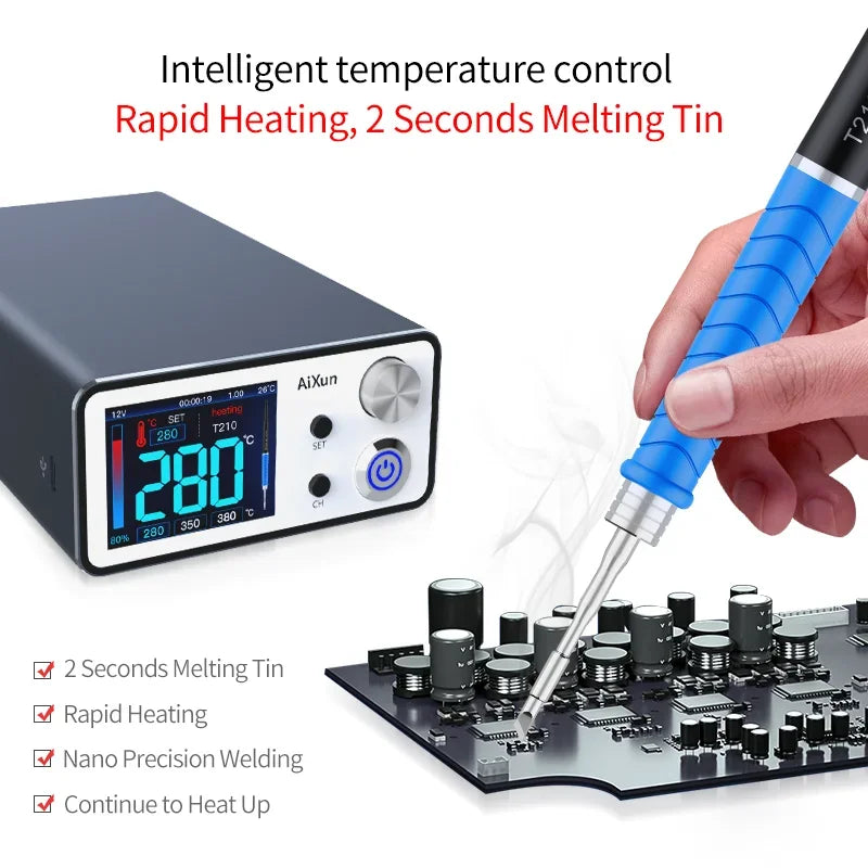 Digital Soldering Station Set 220V for Precision PCB Work