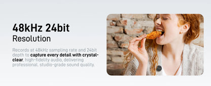 Wireless Lapel Microphone for iPhone with Noise Cancellation