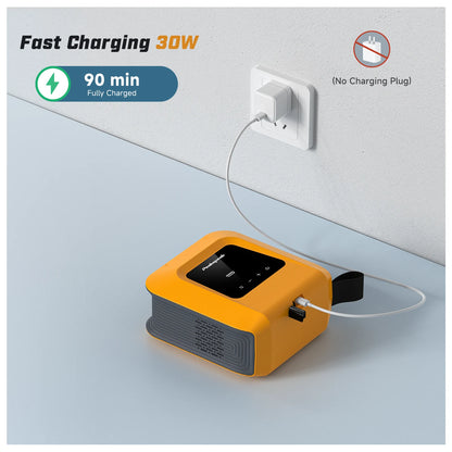 Portable Electric SUP Air Pump 20PSI Max Rechargeable 2600mAh