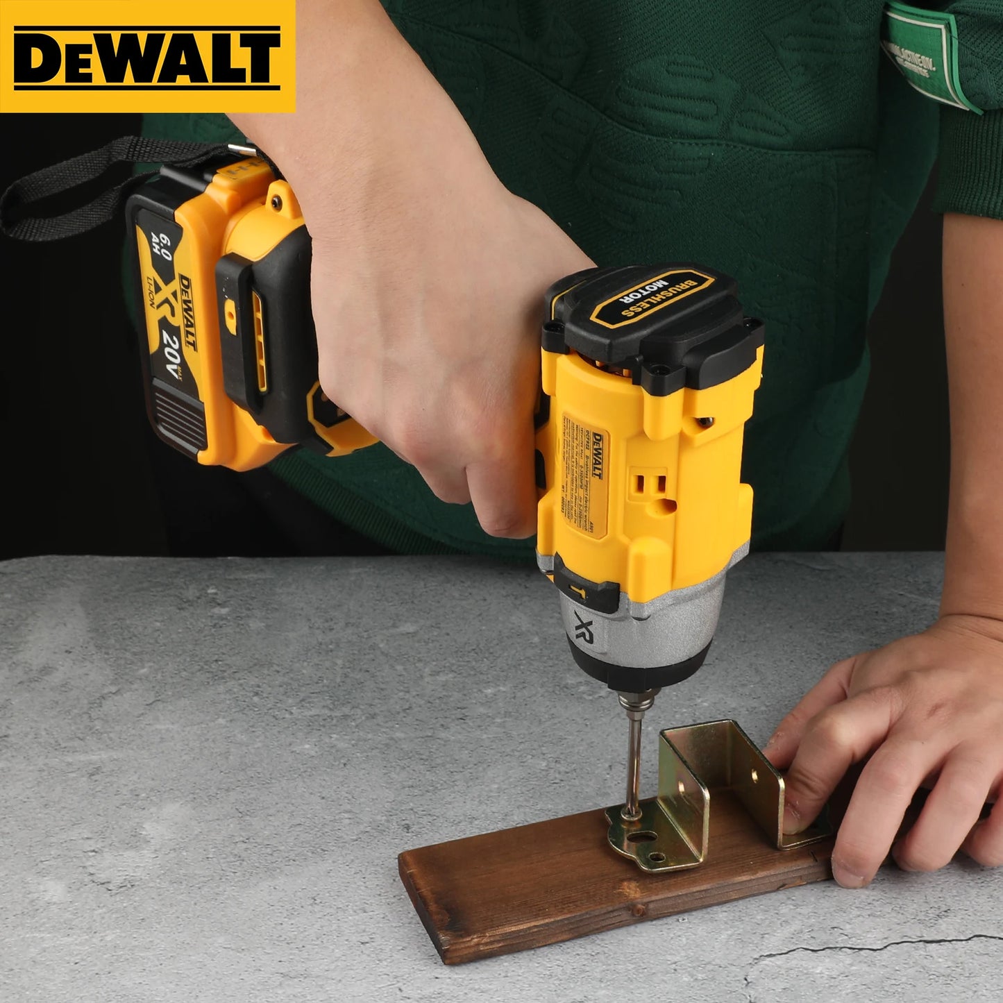 20V Cordless 1/2" Impact Wrench with Variable Speed