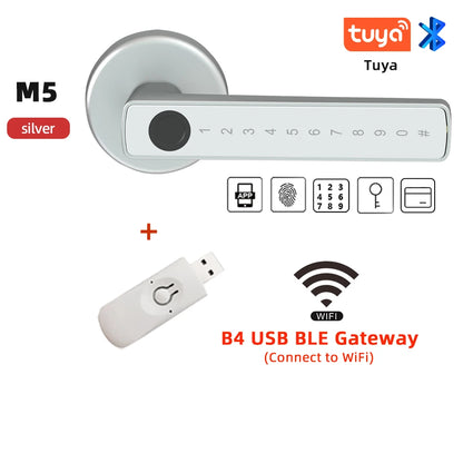 Smart Fingerprint Door Lock with Keypad and App Control