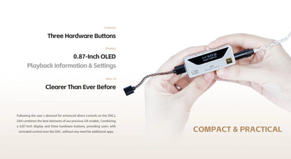 Portable HiFi USB DAC and Headphone Amplifier Titanium