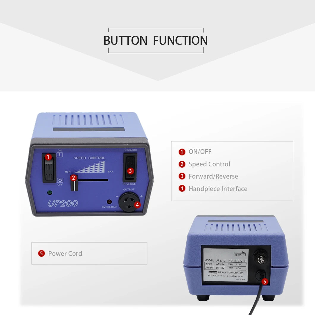 Portable Electric Nail Drill for Manicure and Pedicure