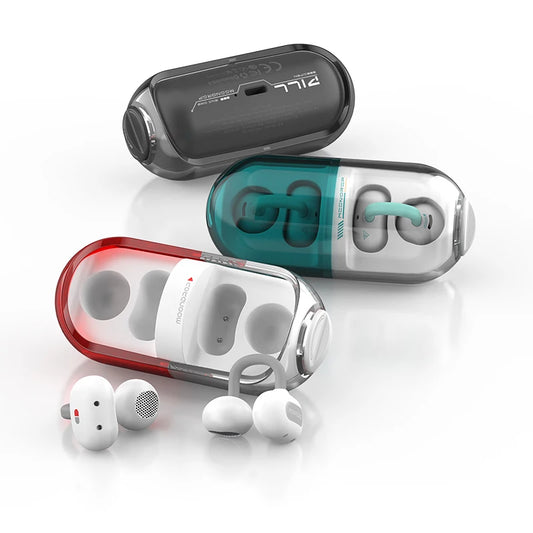 Open-Ear Clip Headphones with Waterproof Design and Long Battery