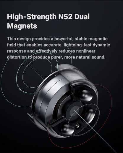 Open-Back HiFi IEM Wired Earphones Dynamic Driver