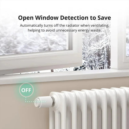 SONOFF 3-Pack Smart Heating Radiator Valves with Remote Temperature Control