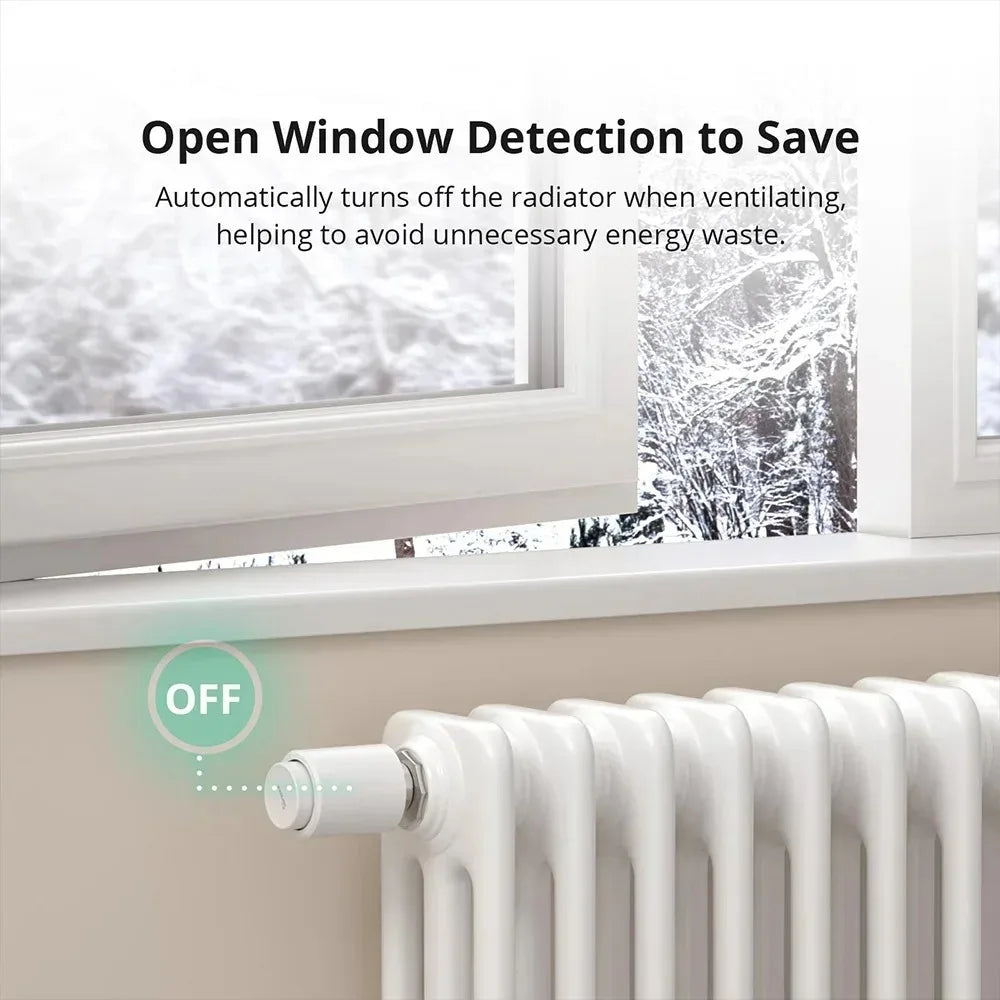 SONOFF Zigbee Smart Heating Thermostatic Radiator Valves 6 Pack