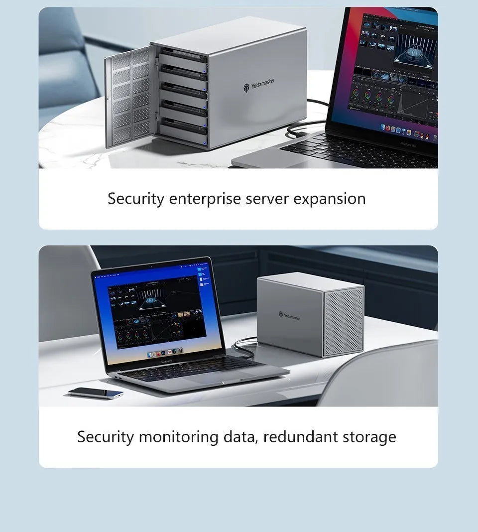 RAID Capable 4 Bay USB-C Storage Hub