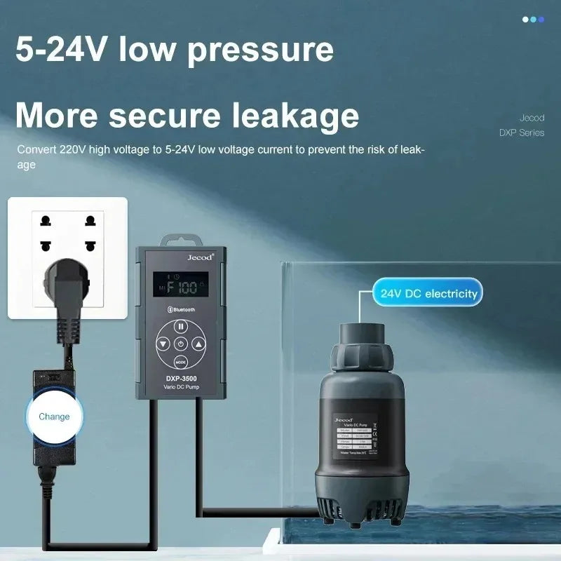 Smart Bluetooth Aquarium Water Pump Quiet Energy Efficient