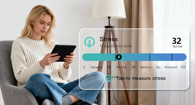 Smart Ring with AI Analysis Fitness and Sleep Tracking