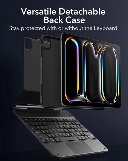 Multi-Angle iPad Pro 13 Keyboard Case Purple