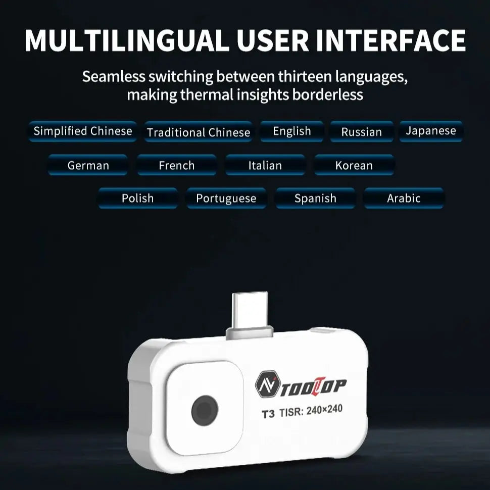 T3 Smartphone Thermal Imager with Macro Lens