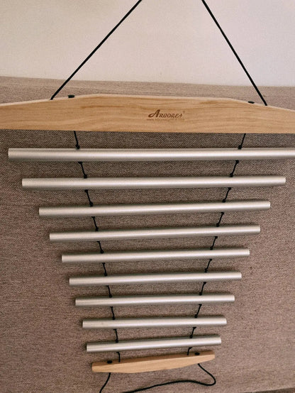 9-Note Percussion Wind Chimes for Meditation & Mindfulness