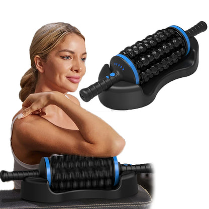 Portable Rechargeable Body Massager 360 Rolling Muscle Relief Tool