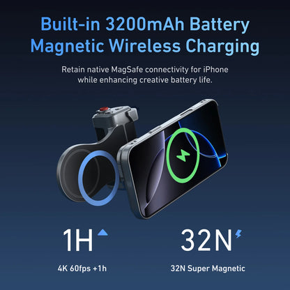 Magnetic Phone Grip with Filter Support iPhone 17 Pro Max
