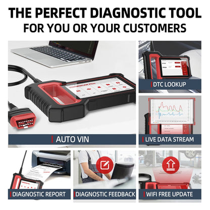 OBD2 Car Diagnostic Scanner with 28 Reset Functions
